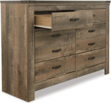 Trinell Brown Youth Bookcase Bedroom Set