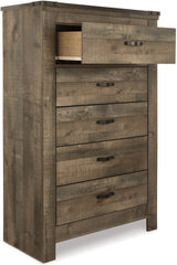 Trinell Brown Youth Bookcase Bedroom Set