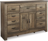 Trinell Brown Youth Bookcase Storage Bedroom Set