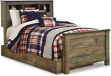 Trinell Brown Youth Storage Bookcase Bedroom Set