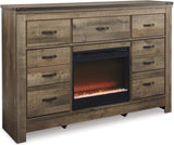 Trinell Brown Youth Storage Bookcase Bedroom Set