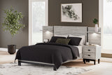 Vessalli Gray Panel Bedroom Set With Extensions