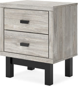 Vessalli Gray Panel Bedroom Set With Extensions
