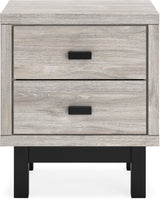 Vessalli Gray Panel Bedroom Set With Extensions