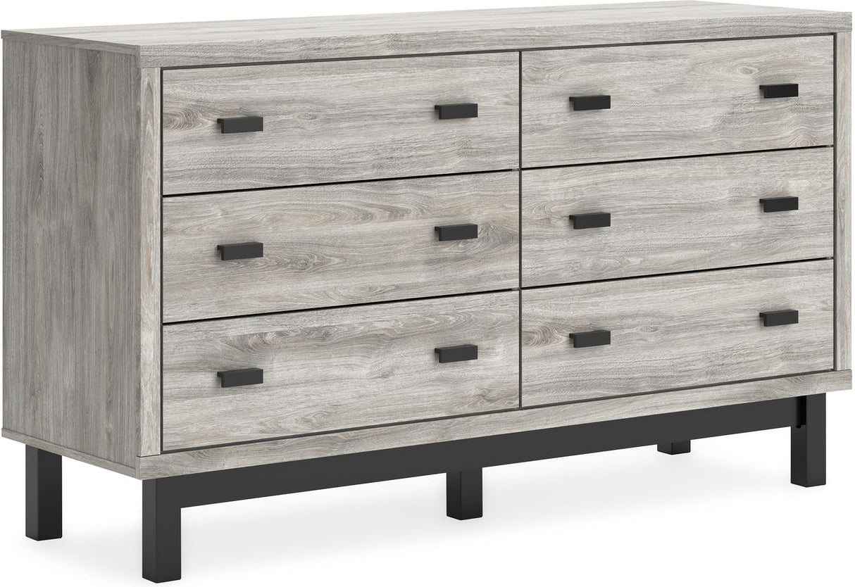 Vessalli Gray Panel Bedroom Set With Extensions