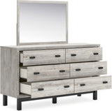 Vessalli Gray Panel Bedroom Set With Extensions
