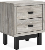 Vessalli Gray Panel Bedroom Set With Extensions