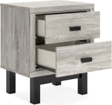 Vessalli Gray Panel Bedroom Set With Extensions