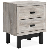 Vessalli Panel Bedroom Set In Gray