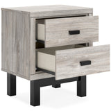 Vessalli Panel Bedroom Set In Gray