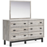 Vessalli Panel Bedroom Set In Gray
