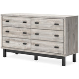 Vessalli Panel Bedroom Set In Gray