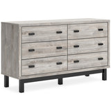 Vessalli Panel Bedroom Set In Gray