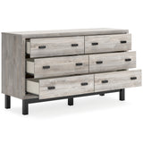 Vessalli Panel Bedroom Set In Gray
