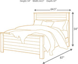 Willowton Whitewash Panel Bedroom Set