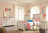 Willowton Whitewash Youth Panel Bedroom Set