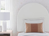 Wistenpine Youth Upholstered Panel Bedroom Set In Blush
