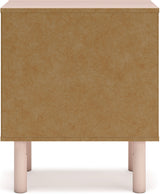 Wistenpine Youth Upholstered Panel Bedroom Set In Blush