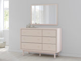 Wistenpine Youth Upholstered Panel Bedroom Set In Blush