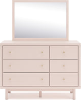 Wistenpine Youth Upholstered Panel Bedroom Set In Blush