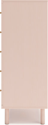 Wistenpine Youth Upholstered Panel Bedroom Set In Blush