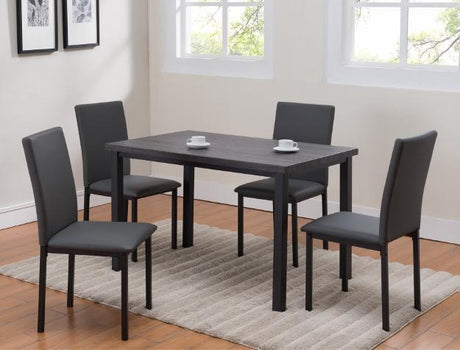 Orlo Gray 5-Piece Dining Set - Luna Furniture (4760400822407)