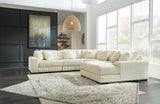 Lindyn Ivory Sectional Set