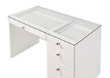Morgan - Desk, Mirror - White