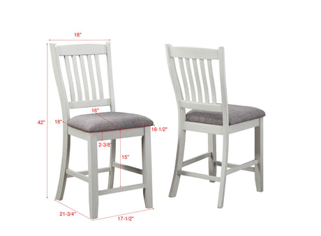 Buford - Counter Height Chair (Set Of 2) - Gray