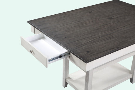Nina - Counter Height Table Shelf - White