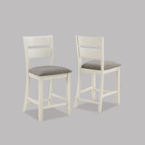 Dakota - Counter Height Chair (Set Of 2) - White