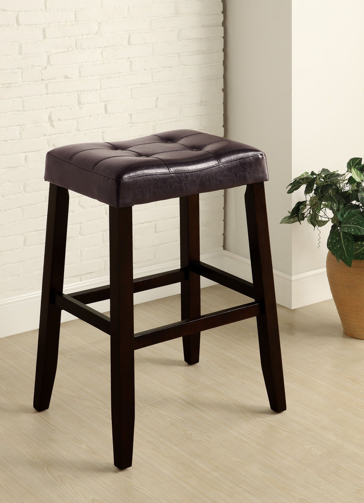 Kent - Saddle Chair (Set Of 2) - Dark Brown