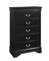 Louis Philip - 5 Drawers Chest