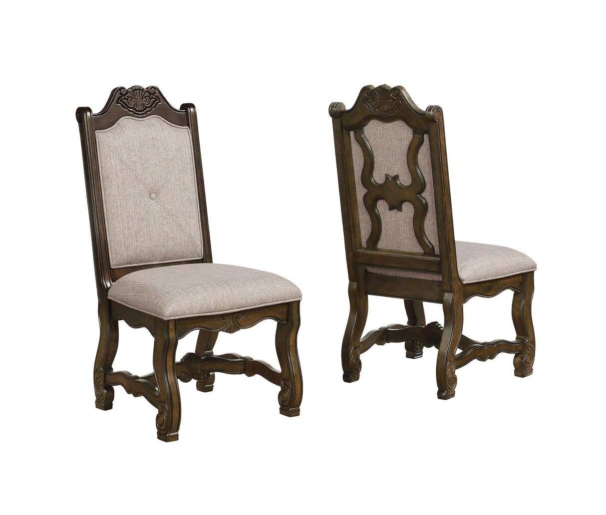 Neo Renaissance - Side Chair (Set Of 2) - Brown - Wood