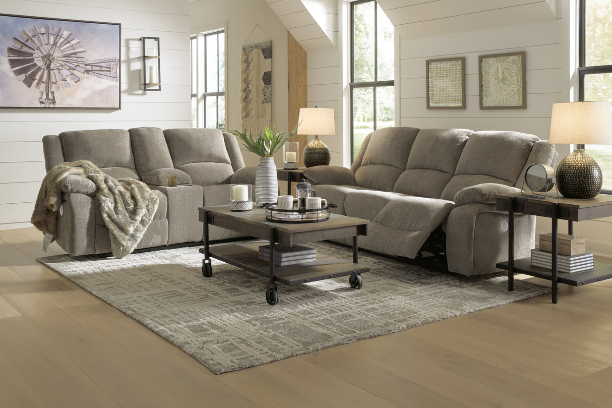 Draycoll Pewter Power Reclining Living Room Set