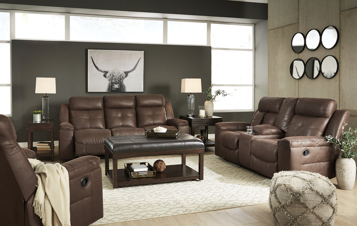 Hyllmont Gray Power Reclining Living Room Set