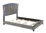 Frampton Gray Led Platform Bedroom Set