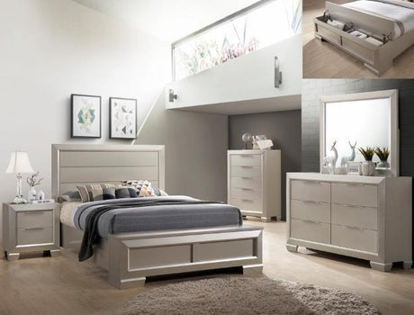 Paloma Queen Storage Platform Bedroom Set - Luna Furniture (4760432607367)