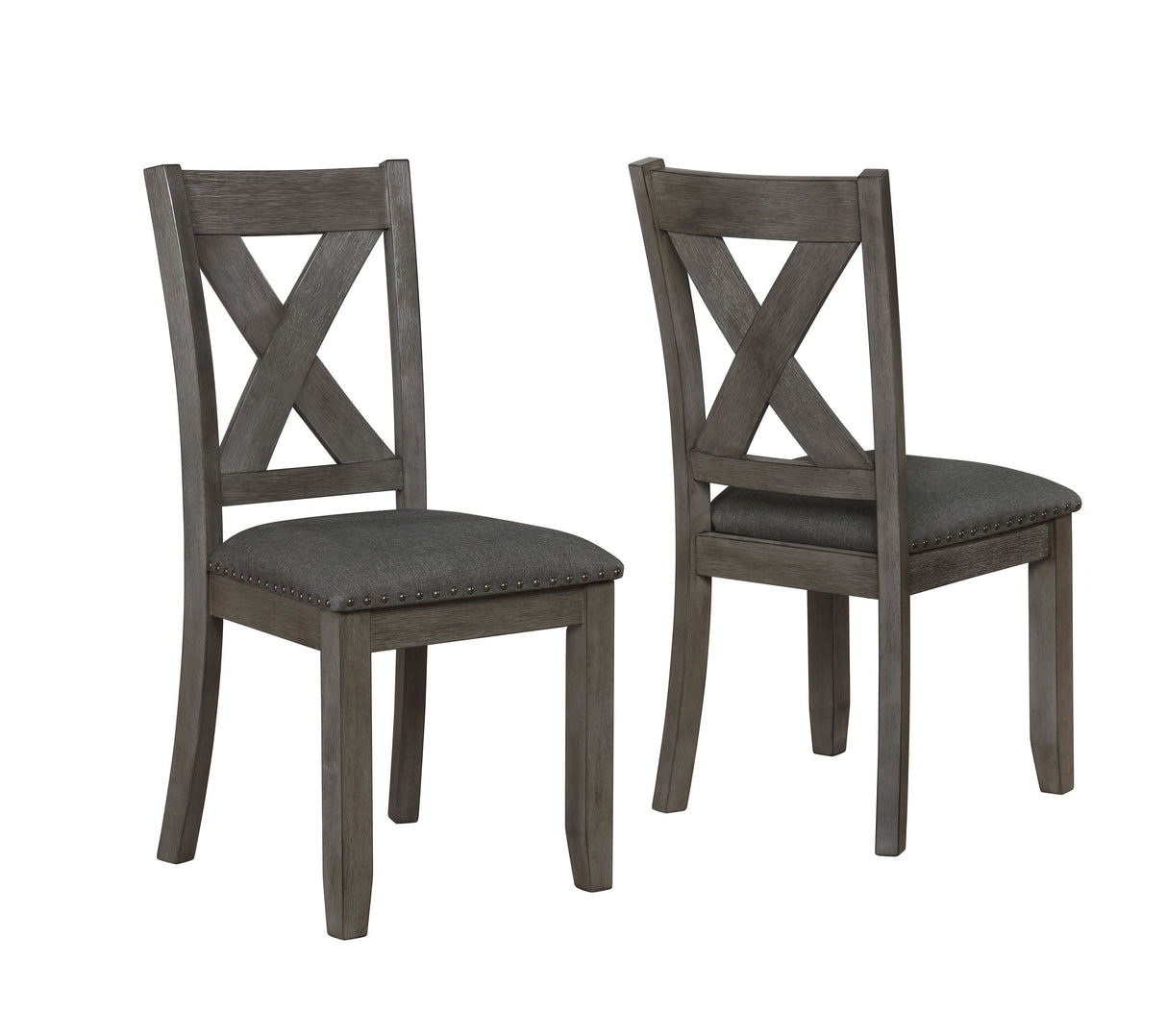 Favella - Side Chair (Set of 2) - Dark Gray