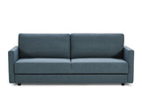 Divani Casa Fredonia Modern Blue-Green Fabric Sofa Bed W/ Storage