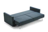 Divani Casa Fredonia Modern Blue-Green Fabric Sofa Bed W/ Storage