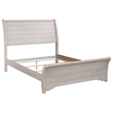 Coralee White Queen Sleigh Bed